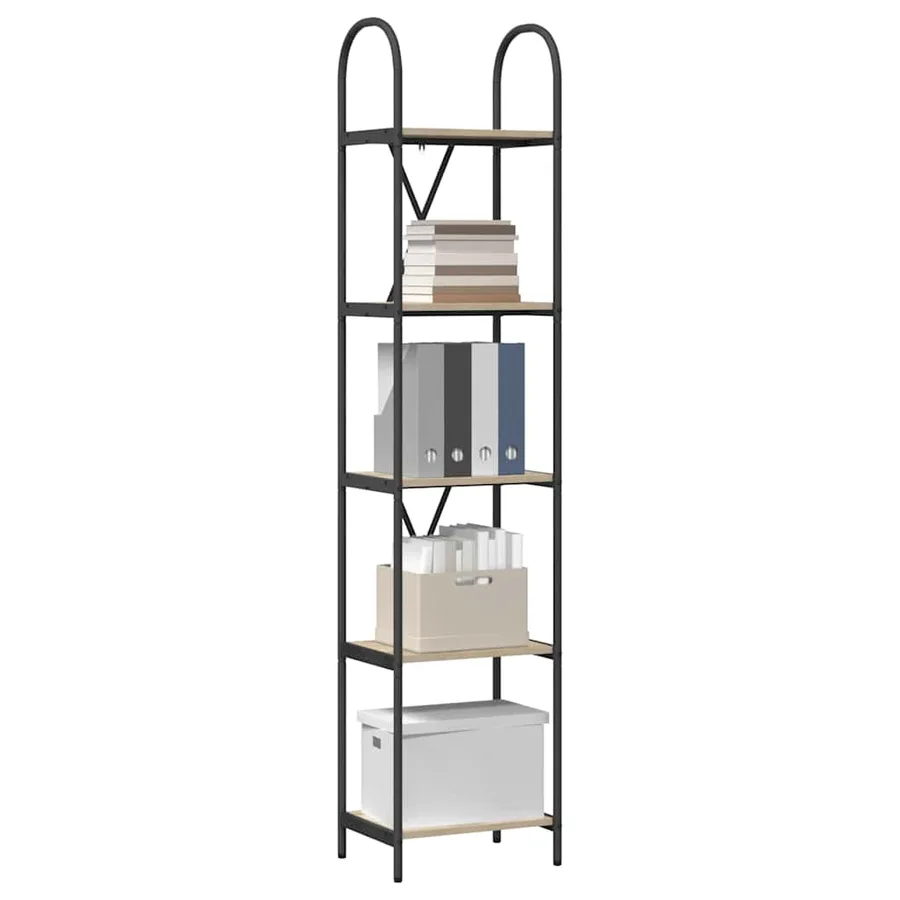 Étagère Chêne Sonoma 40 x 30 x 183 cm Bois d'ingénierie - 3