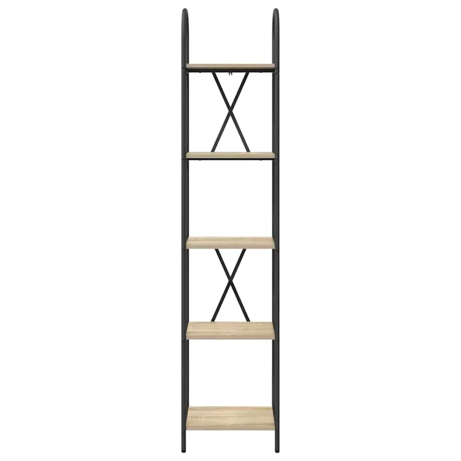 Étagère Chêne Sonoma 40 x 30 x 183 cm Bois d'ingénierie - 5