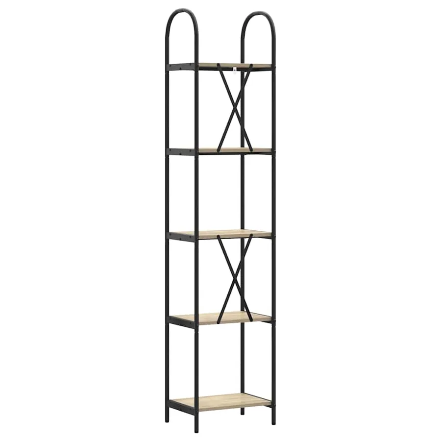 Étagère Chêne Sonoma 40 x 30 x 183 cm Bois d'ingénierie - 7