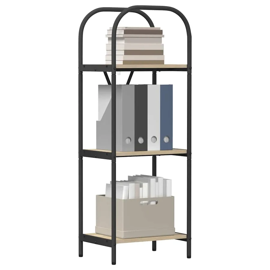 Étagère Chêne Sonoma 40 x 30 x 109 cm Bois d'ingénierie - 3