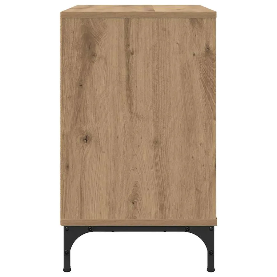 Table de chevet chêne artisanal 63,5 x 36 x 61 cm - 7