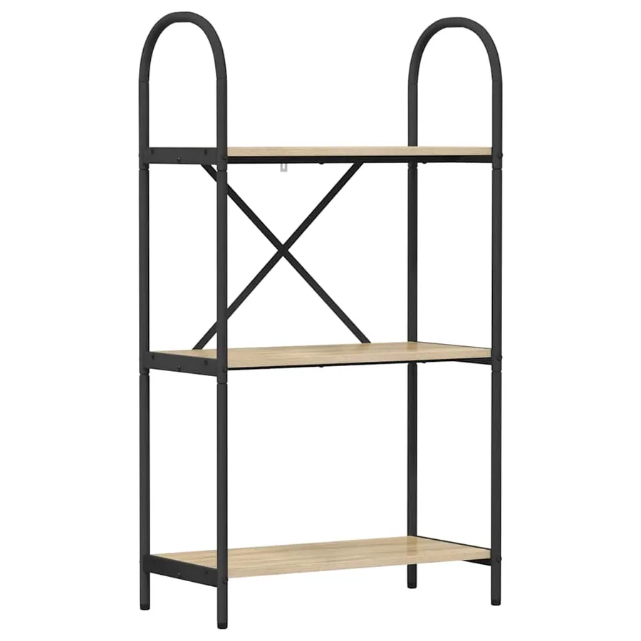 Étagère Chêne Sonoma 60 x 30 x 109 cm Bois d'ingénierie - 2