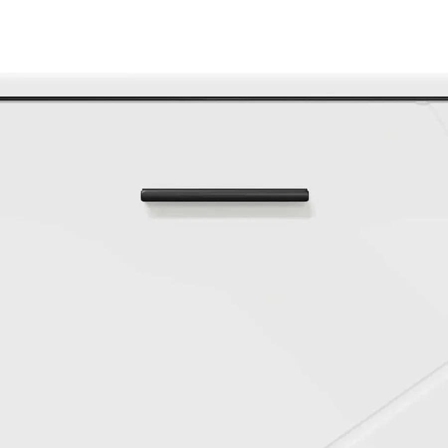 Ensemble de mobilier de salle de bain avec tiroir 3 pcs Blanc - 8