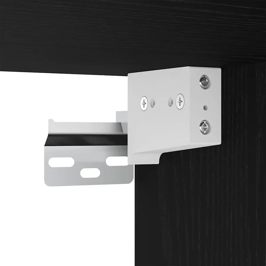 Ensemble de mobilier de salle de bain 4 pcs Chêne noir - 13