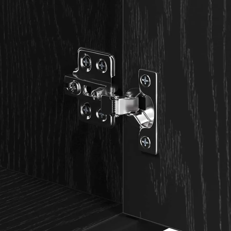 Ensemble de mobilier de salle de bain 4 pcs Chêne noir - 12