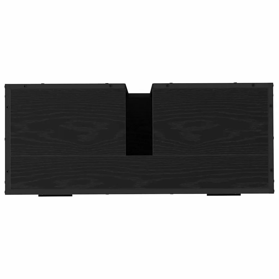Ensemble de mobilier de salle de bain 2 pcs Chêne noir - 8