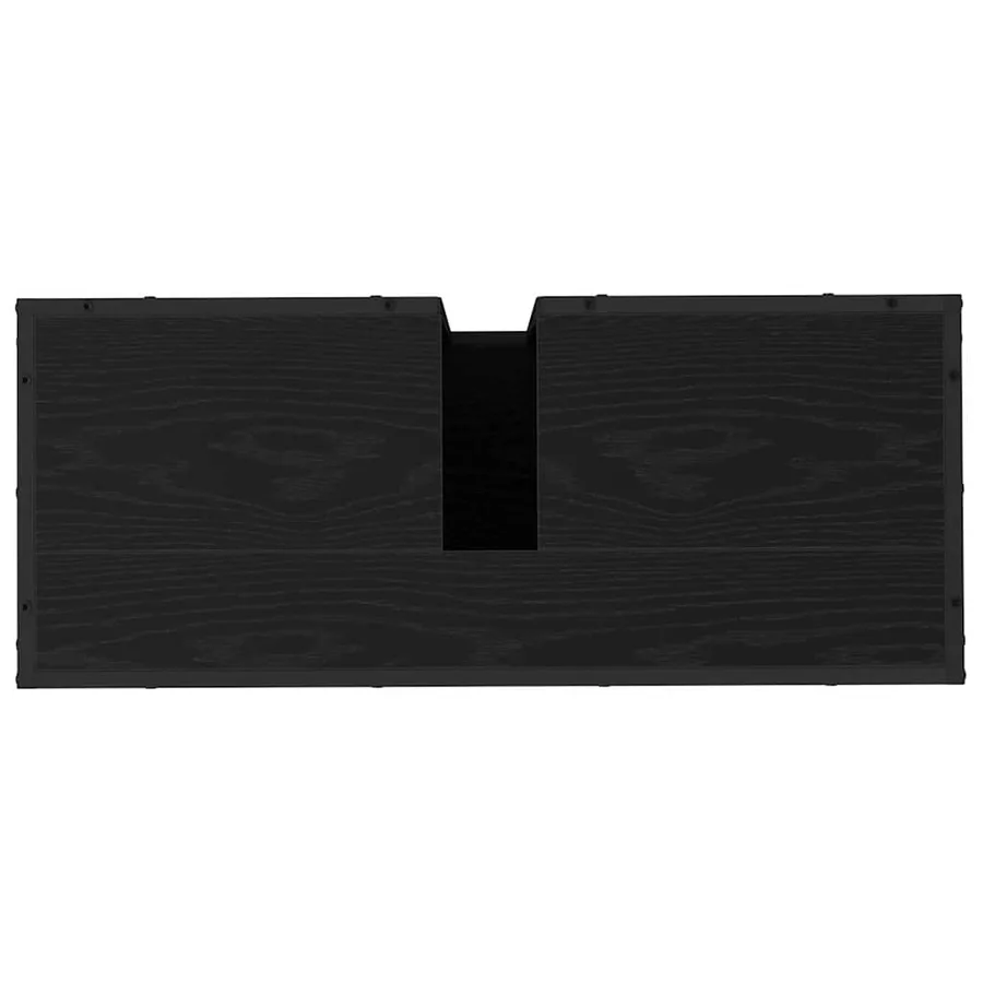 Ensemble de mobilier de salle de bain 2 pcs Chêne noir - 10