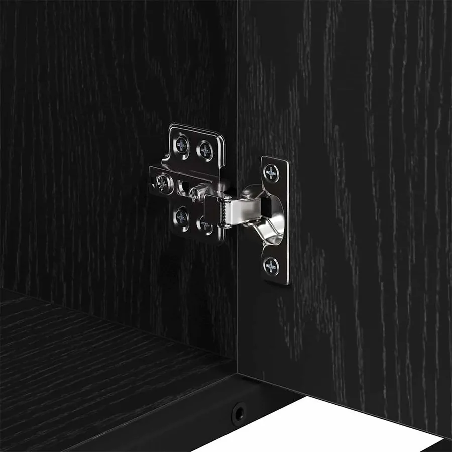 Ensemble de mobilier de salle de bain 2 pcs Chêne noir - 11