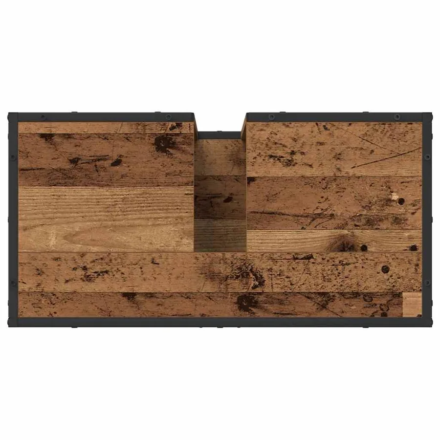 Ensemble de mobilier de salle de bain 2 pcs Bois Ancien - 10