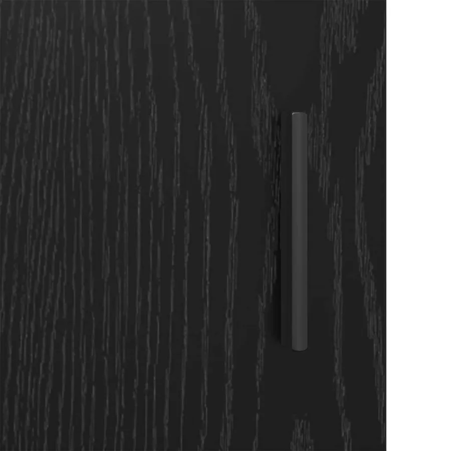 Ensemble de mobilier de salle de bain 4 pcs Chêne noir - 14