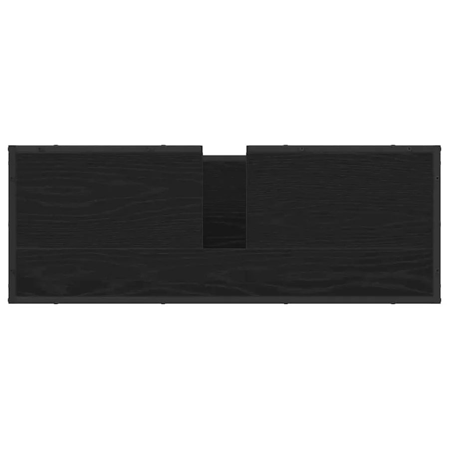 Ensemble de mobilier de salle de bain 3 pcs Chêne noir - 8