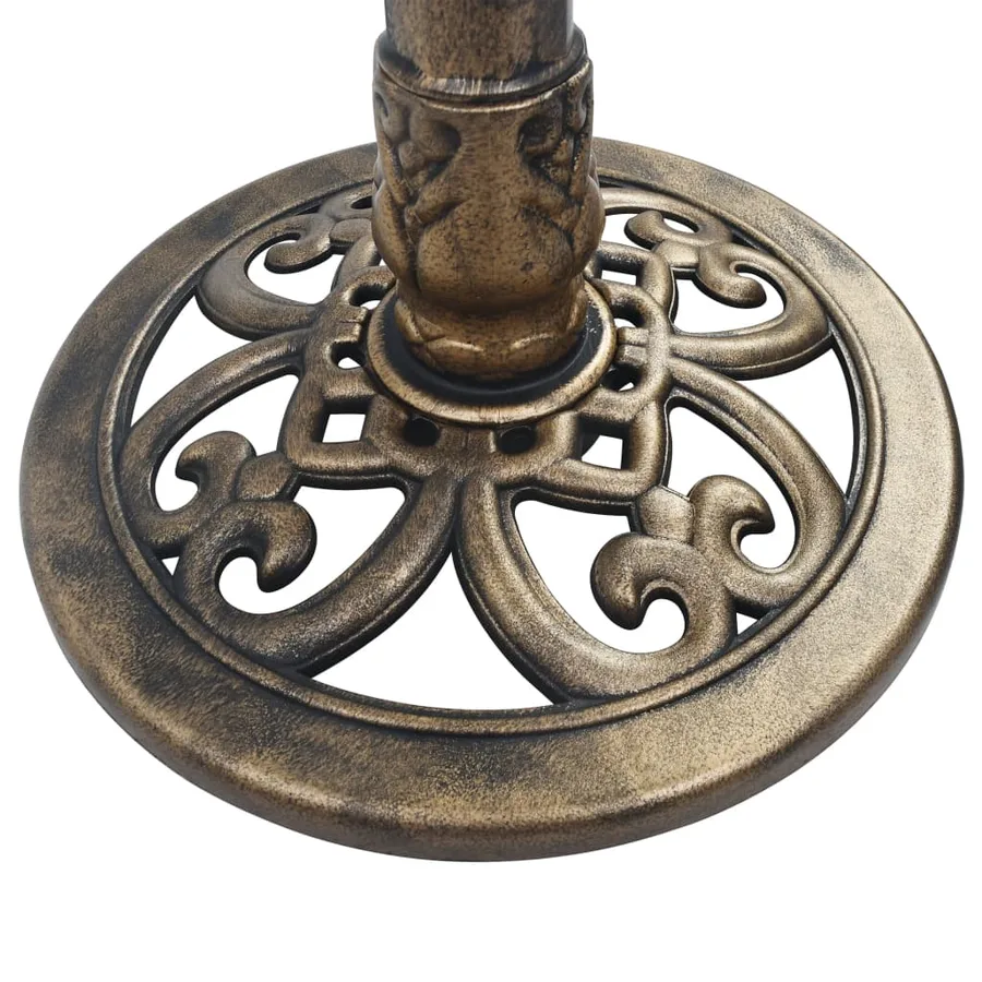 Bain pour oiseaux avec fontaine Bronze 50x91 cm Plastique - 6