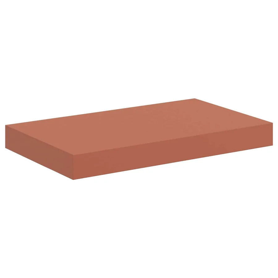 Étagère Murale 2 pcs Rouge 40 x 23,5 x 4 cm Bois d'ingénierie - 6
