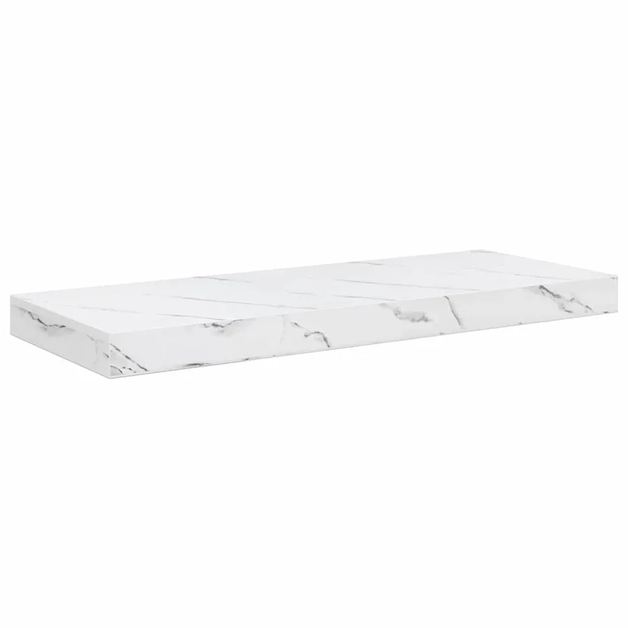 Étagère Murale Marbre blanc 60 x 23 x 4 cm Bois d'ingénierie - 2