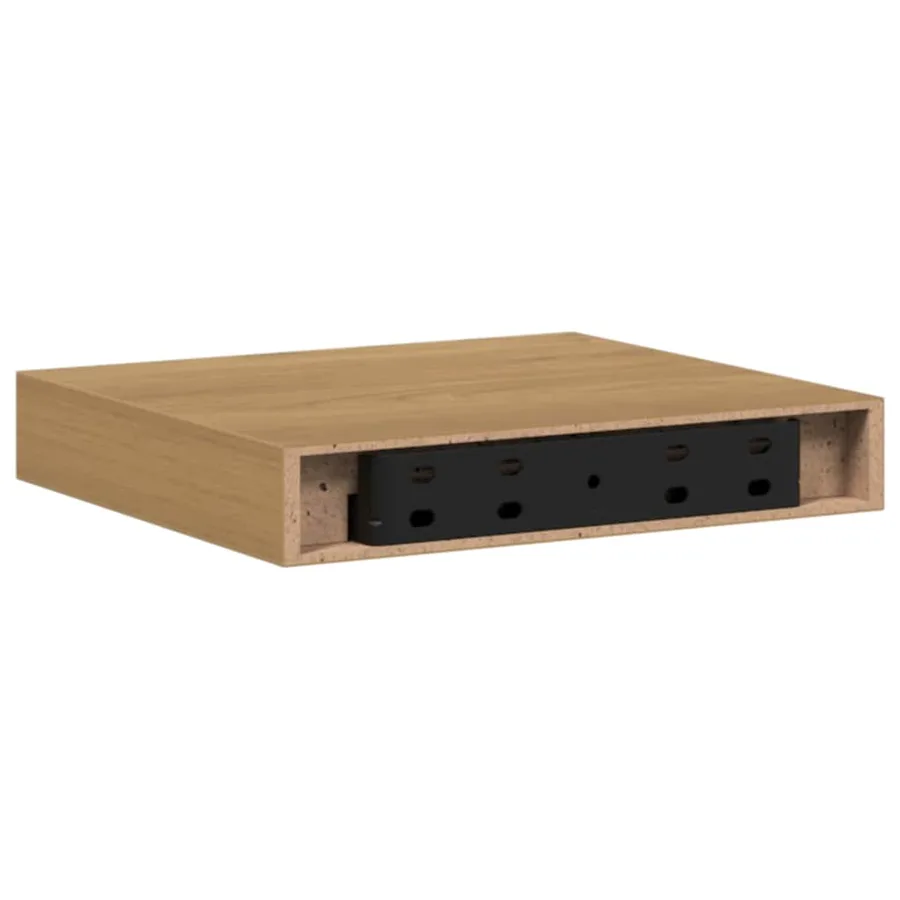 Étagère Murale 4 pcs Marron 23 x 23,5 x 4 cm Bois d'ingénierie - 9
