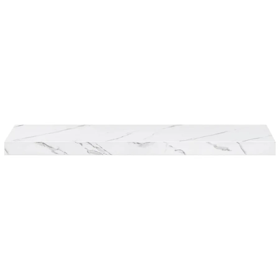 Étagère Murale 2 pcs Marbre blanc 90 x 23,5 x 4 cm - 7