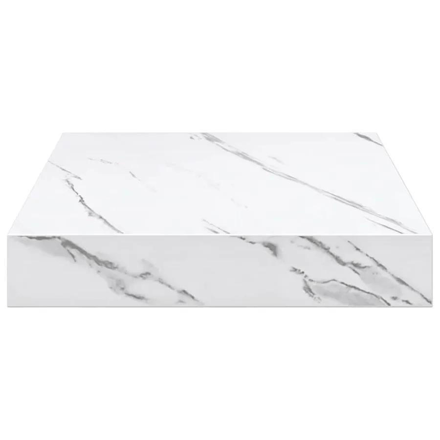 Étagère Murale 4 pcs Marbre blanc 23 x 23,5 x 4 cm - 7