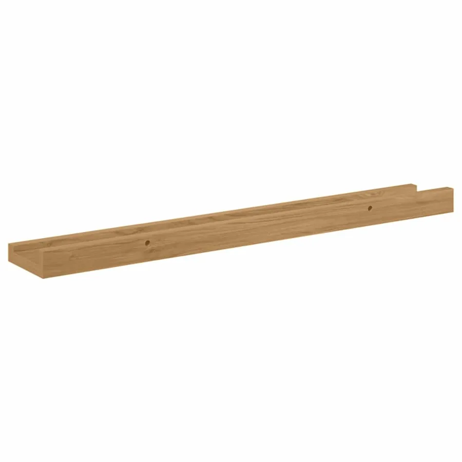 Étagère Murale Montage mural 2 pcs Marron 60 x 9 x 3 cm - 9