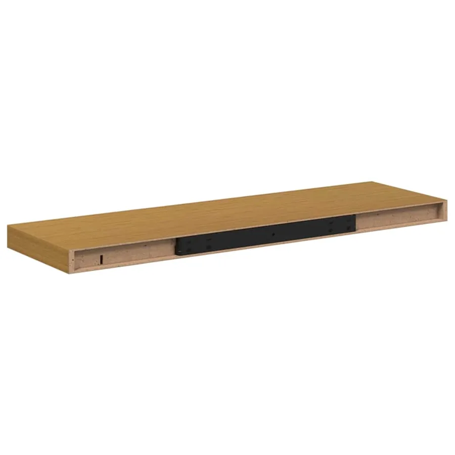 Étagère Murale 2 pcs Beige 90 x 23,5 x 4 cm Bois d'ingénierie - 9