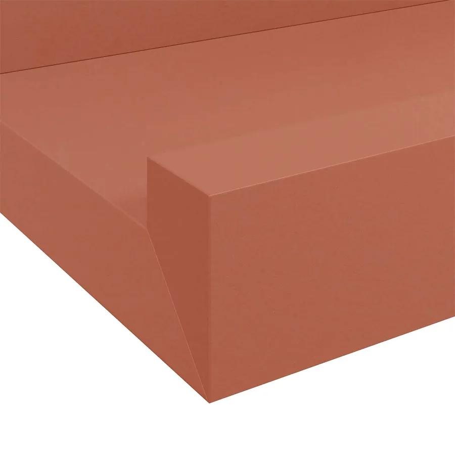 Étagère Murale Montage mural 4 pcs Rouge 40 x 9 x 3 cm - 11