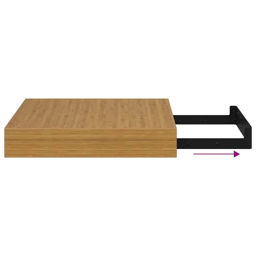 Étagère Murale 4 pcs Beige 23 x 23,5 x 4 cm Bois d'ingénierie - 13