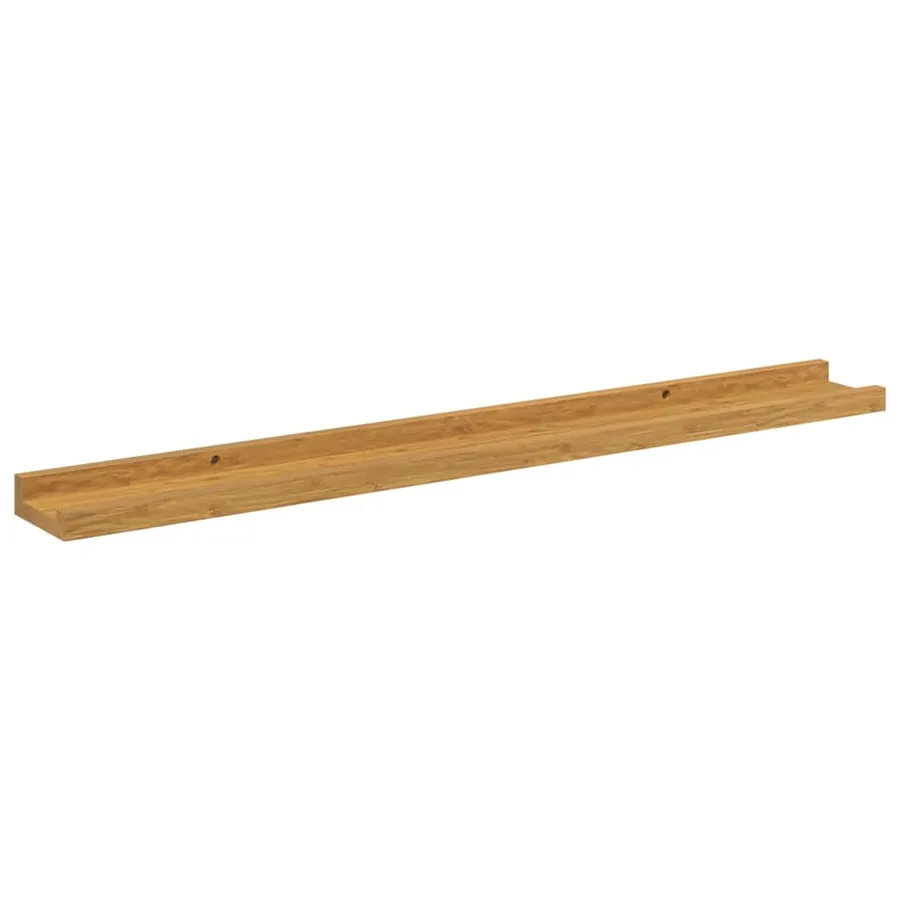 Étagère Murale Montage mural 2 pcs Beige 80 x 9 x 3 cm - 6