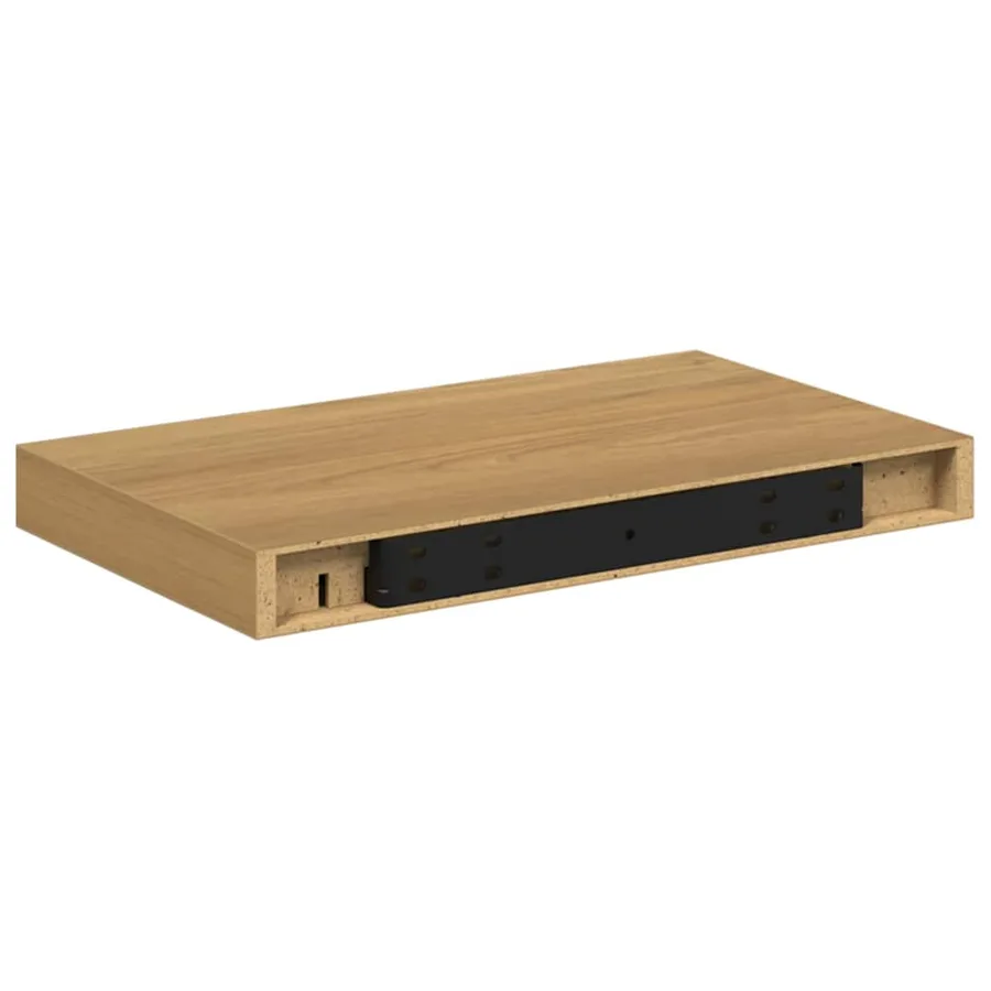 Étagère Murale 2 pcs Marron 40 x 23,5 x 4 cm Bois d'ingénierie - 9