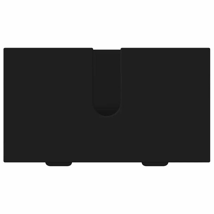 Ensemble de mobilier de salle de bain avec tiroir 2 pcs Noir - 7