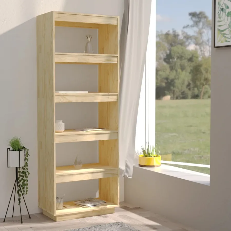 Bibliothèque/Séparateur de pièce 60x35x167 cm pin massif - 3