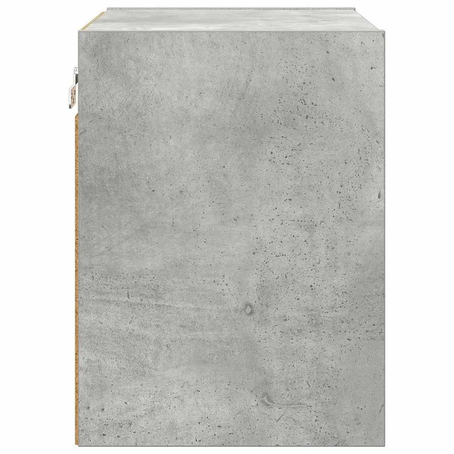 Armoire suspendue avec stockage Gris béton 40 x 29,5 x 40 cm - 6