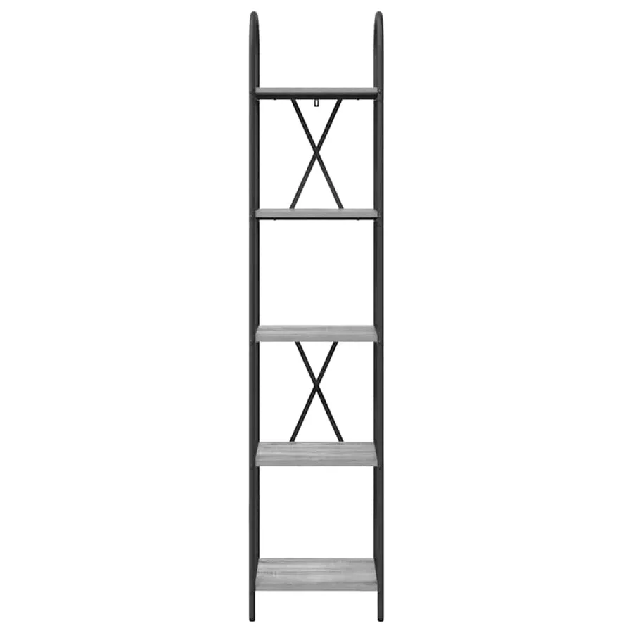 Étagère Gris Sonoma 40 x 30 x 183 cm Bois d'ingénierie - 5