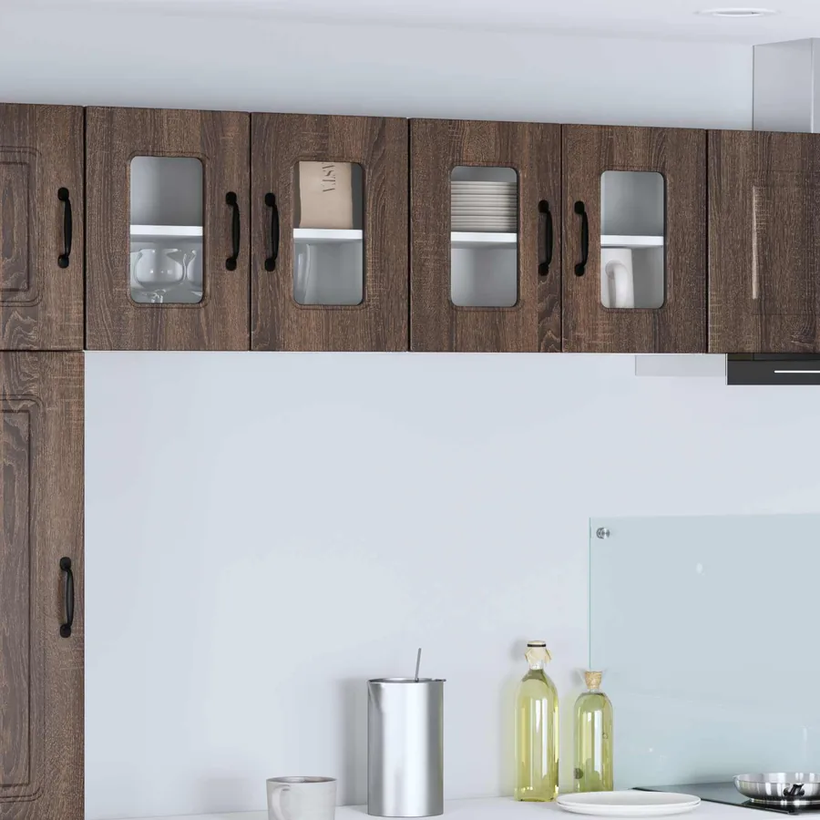 Panneau de lave-vaisselle Kalmar 2 pcs Chêne brun