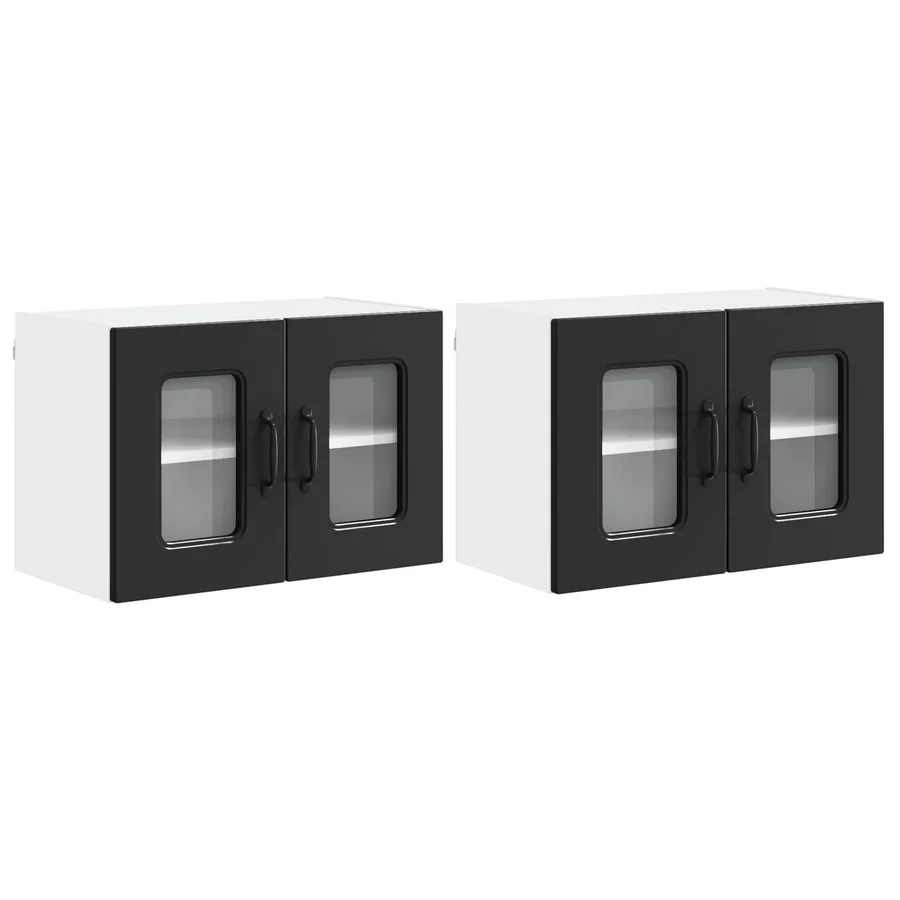 Panneau de lave-vaisselle Kalmar 2 pcs Noir 60 x 31 x 40 cm - 2
