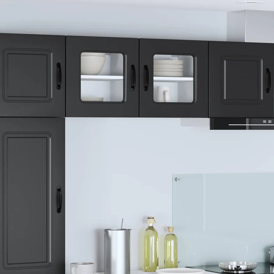 Panneau de lave-vaisselle Kalmar 2 pcs Noir 40 x 31 x 40 cm