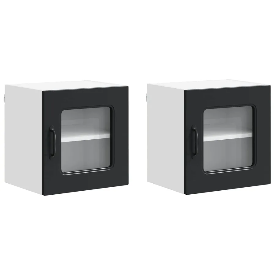 Panneau de lave-vaisselle Kalmar 2 pcs Noir 40 x 31 x 40 cm - 2
