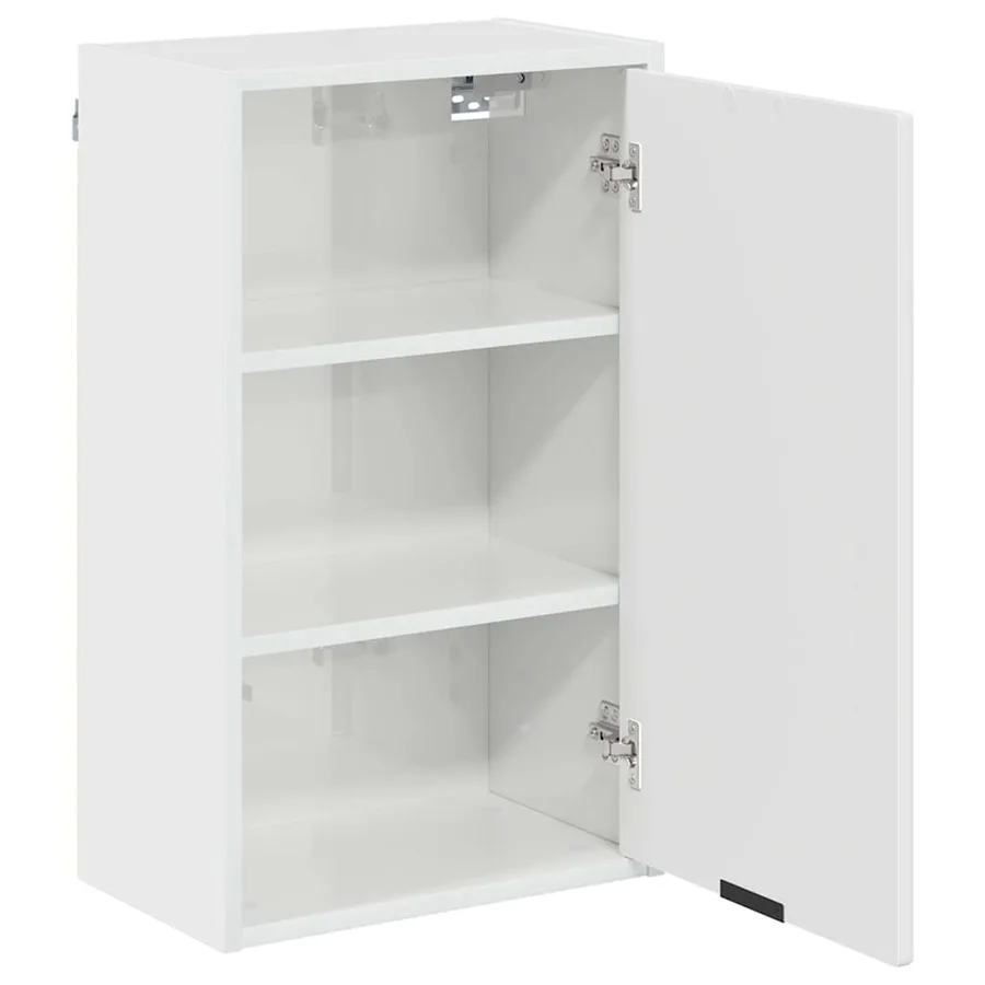 Ensemble de mobilier de salle de bain 3 pcs Blanc brillant - 7