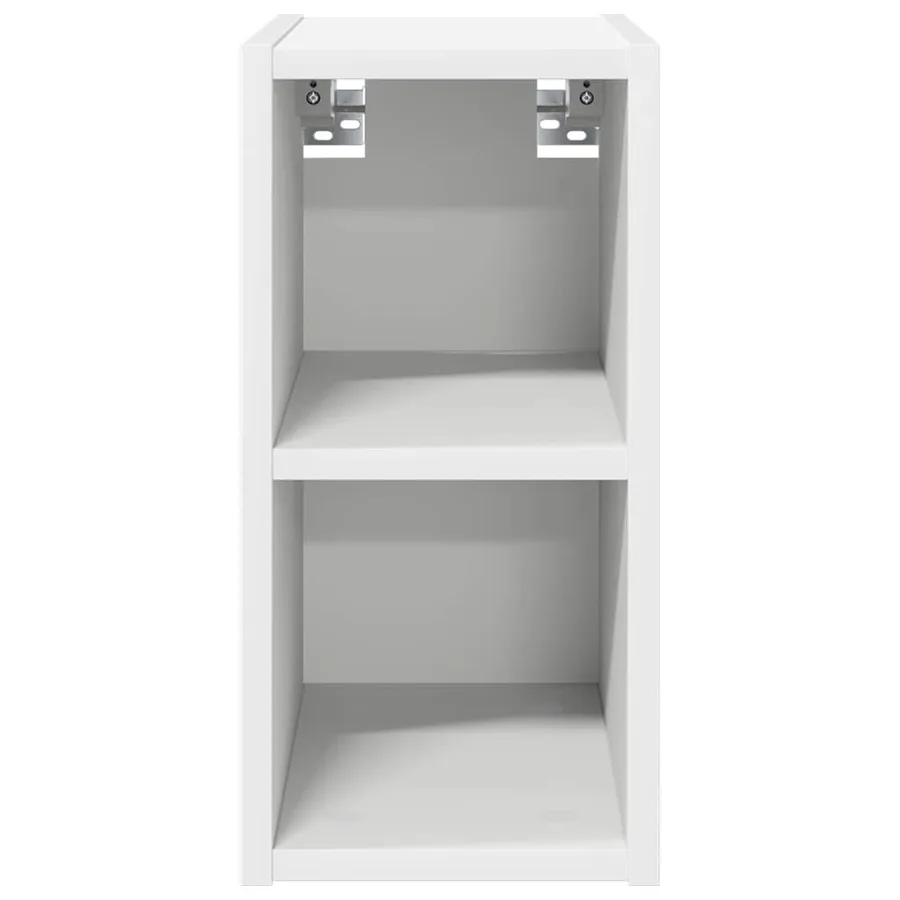 Armoire suspendue Blanc 20 x 29,5 x 40 cm Bois d'ingénierie - 5