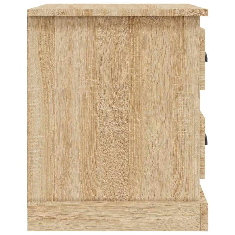 Table de chevet chêne sonoma 39x39x47,5 cm bois d'ingénierie - 8