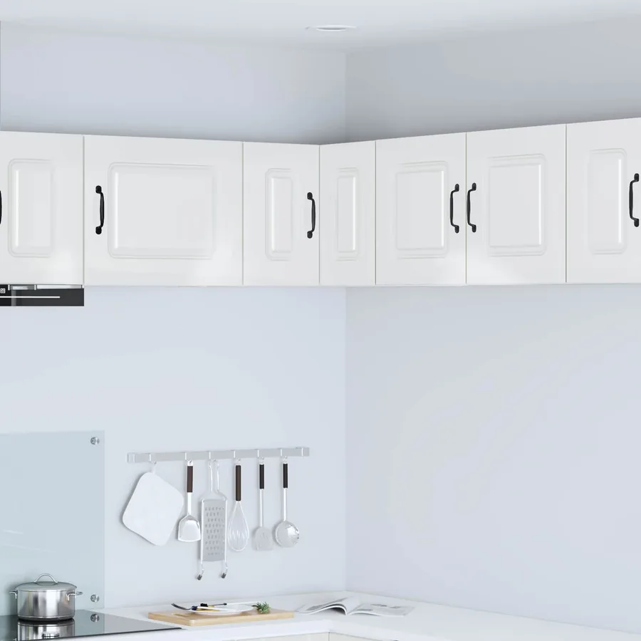 Panneau de lave-vaisselle Kalmar Blanc brillant 57 x 57 x 40 cm