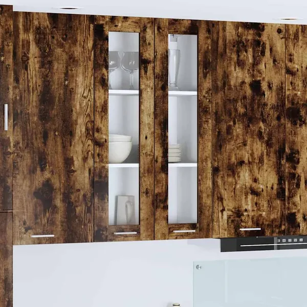 Armoire suspendue Chêne fumé 60 x 31 x 100 cm Bois d'ingénierie