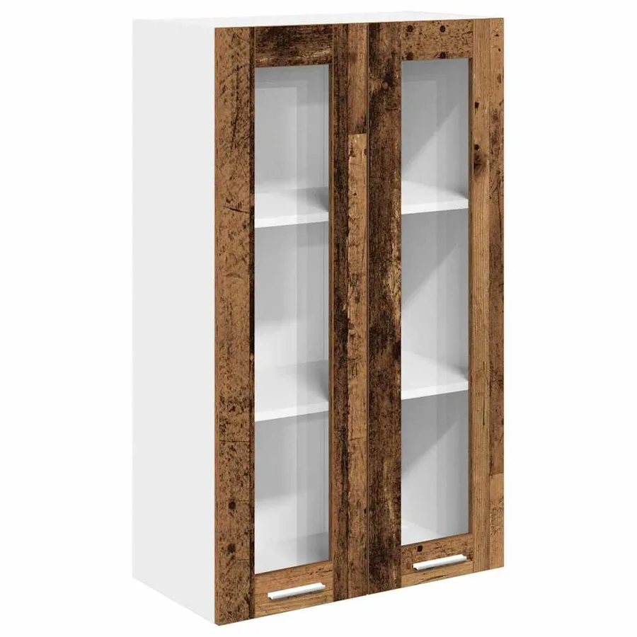 Armoire suspendue avec stockage Bois ancien 60 x 31 x 100 cm - 2