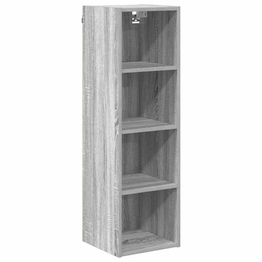 Armoire suspendue avec stockage Gris Sonoma 30 x 29,5 x 100 cm - 2