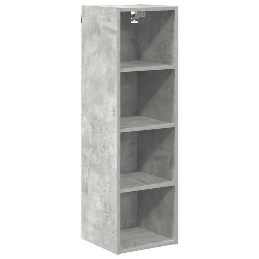 Armoire suspendue avec stockage Gris béton 30 x 29,5 x 100 cm - 2