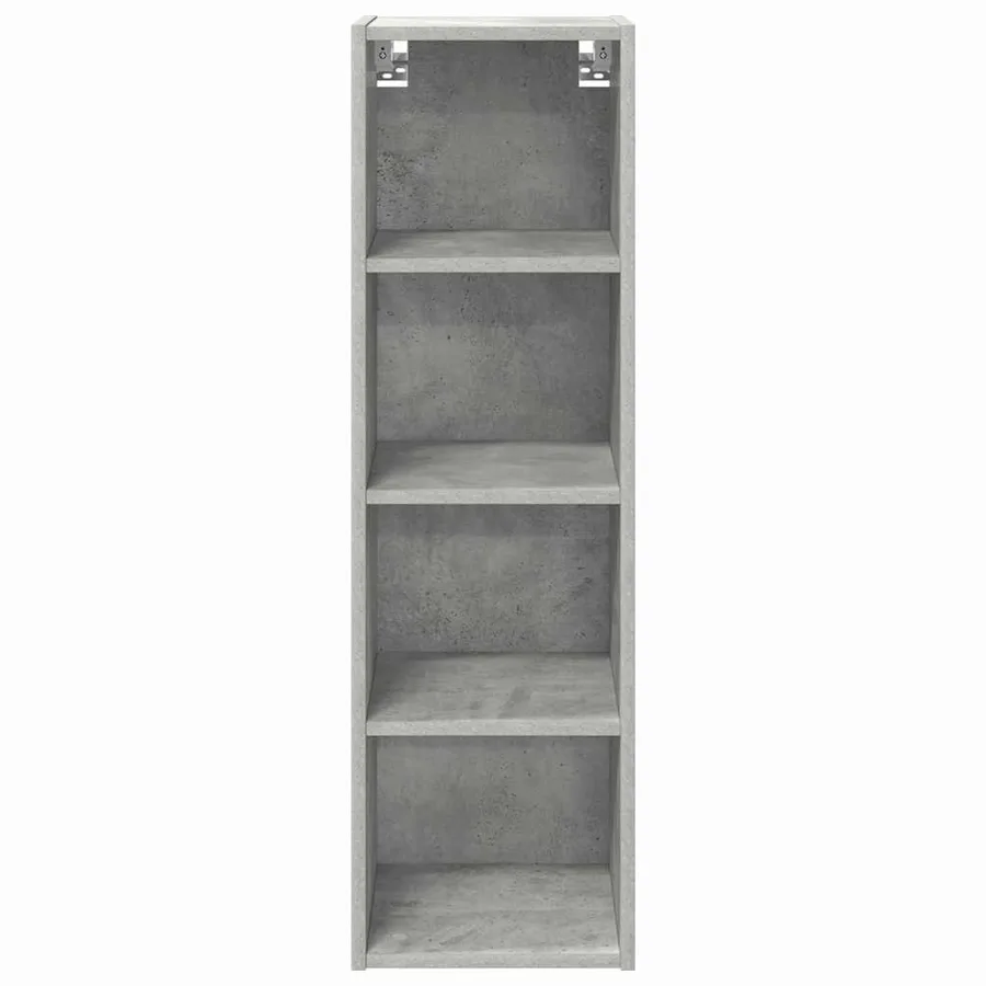 Armoire suspendue avec stockage Gris béton 30 x 29,5 x 100 cm - 5