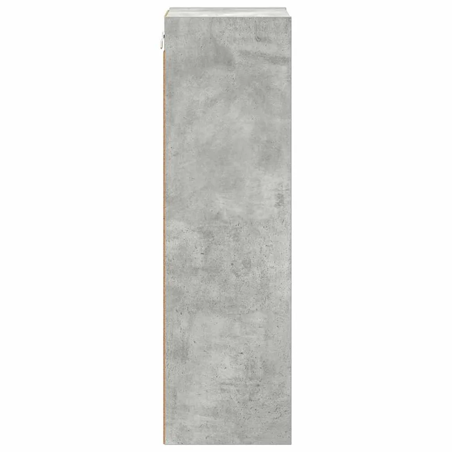 Armoire suspendue avec stockage Gris béton 30 x 29,5 x 100 cm - 6