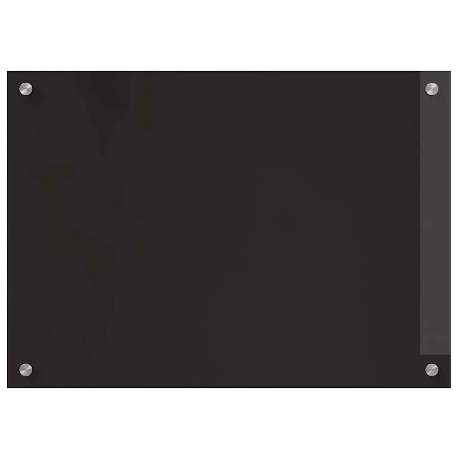 Crédence de cuisine 2 pcs Noir 70 x 50 cm verre trempé - 4