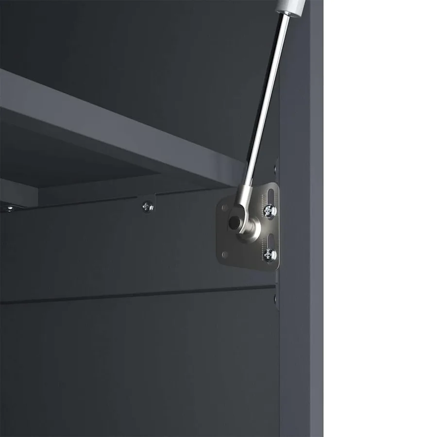 Armoire murale pour garage Anthracite 60 x 40 x 53 cm - 9
