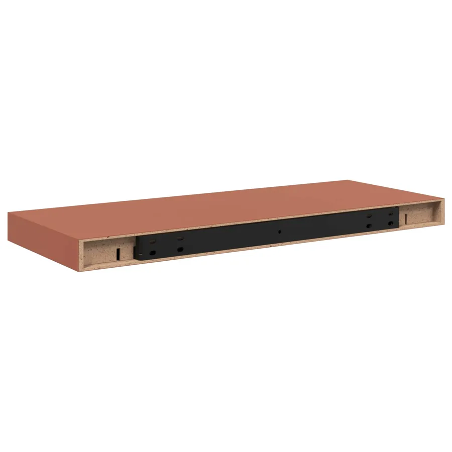 Étagère Murale 4 pcs Rouge 60 x 23 x 4 cm Bois d'ingénierie - 9