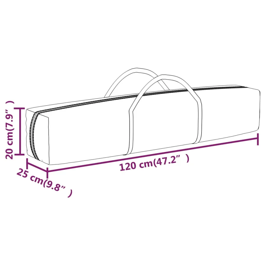 Tente de réception pliable Bleu 2x2 m - 9