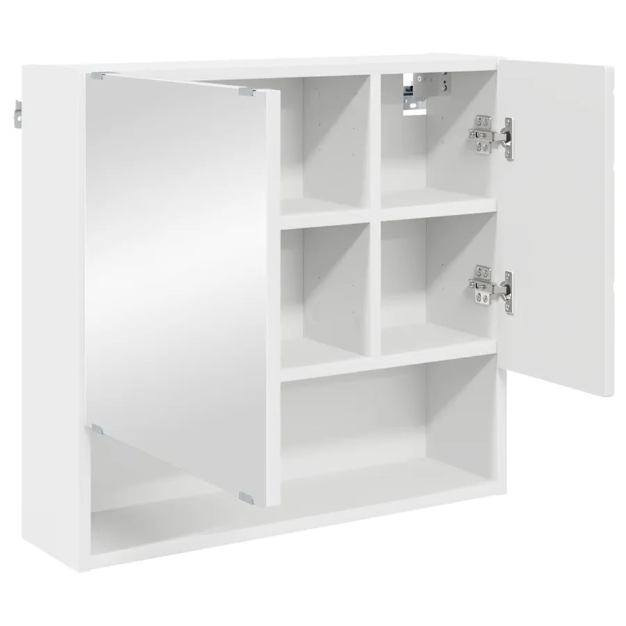 Ensemble de mobilier de salle de bain Montage mural 3 pcs Blanc - 7